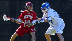 Eric Adamson scored five goals in Denver's 2013 season opener. Courtesy of laxpower.com