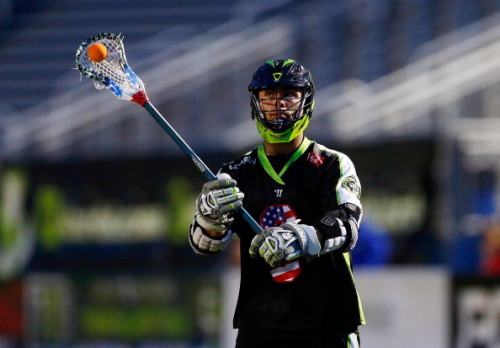 UNIONDALE, NY - JULY 03:  Rob Pannell #3 of the New York Lizards in action against the Florida Launch during their Major League Lacrosse game at Shuart Stadium on July 3, 2014  in Uniondale, New York. The Lizards defeated the Launch 20-11.  (Photo by Jim McIsaac/Getty Images)