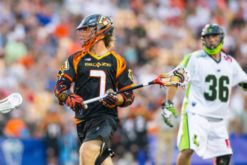 Jun 4, 2016; Kennesaw, GA, USA; New York Lizards XXX against the Atlanta Blaze in the second half at Fifth Third Bank Stadium. The Lizards won 17-16. Mandatory Credit: Brett Davis