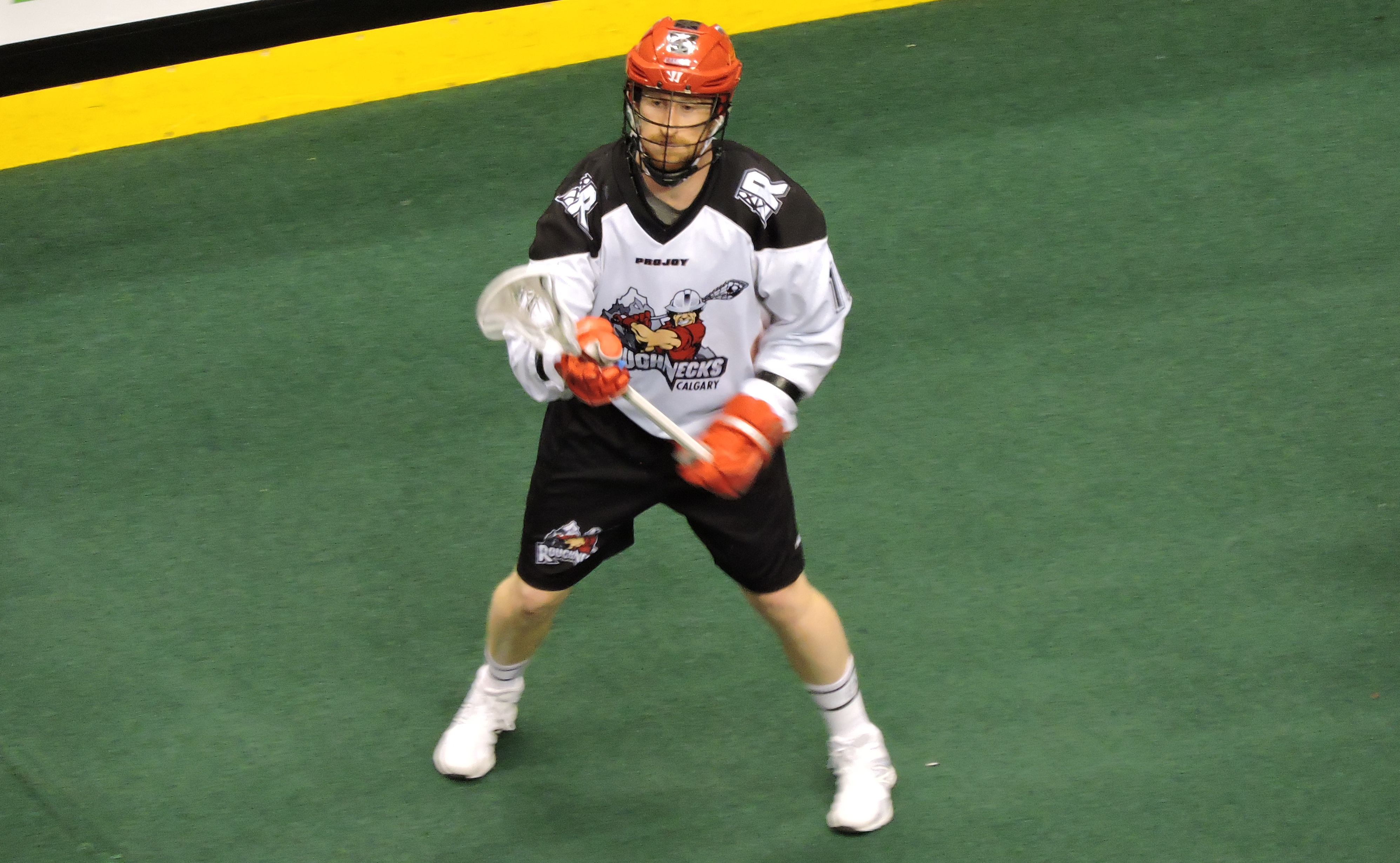 Curtis Dickson of the Calgary Roughnecks in action against the Toronto Rock on March 11, 2017 at the Air Canada Centre. (Photo credit: Anna Taylor)