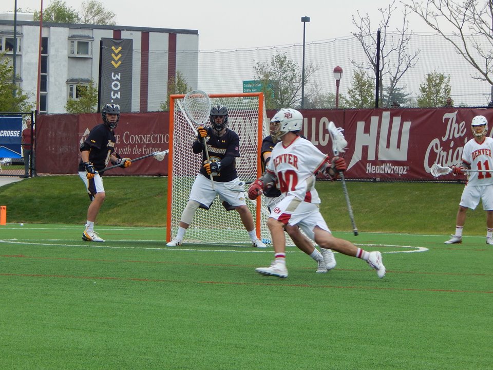 Connor Cannizzaro of the Denver Pioneers could be a first-round pick in the 2017 MLL draft. (Photo credit: Ian Neadle)