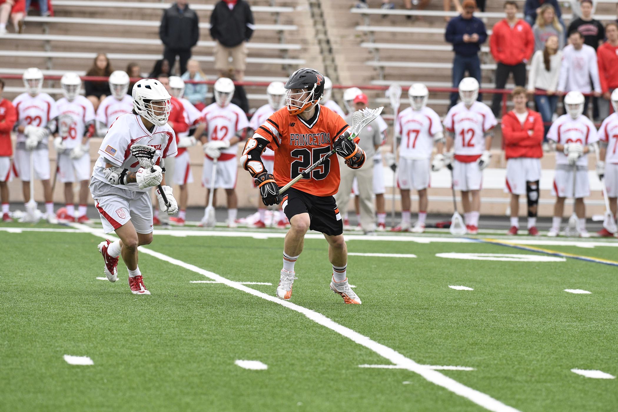 Zach Currier of the Princeton Tigers. (Photo credit: Robert Goldstein)