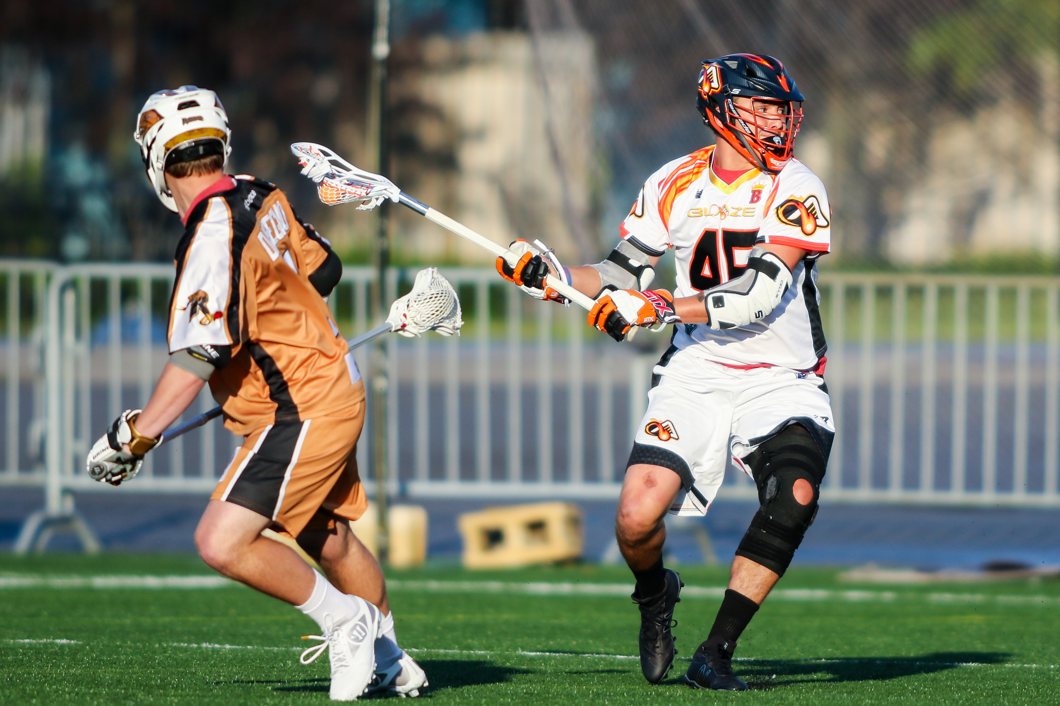 June 24, 2017; Rochester, NY, USA; Atlanta Blaze @ Rochester Rattlers at Capelli Sport Stadium. (Photo credit: Major League Lacrosse)