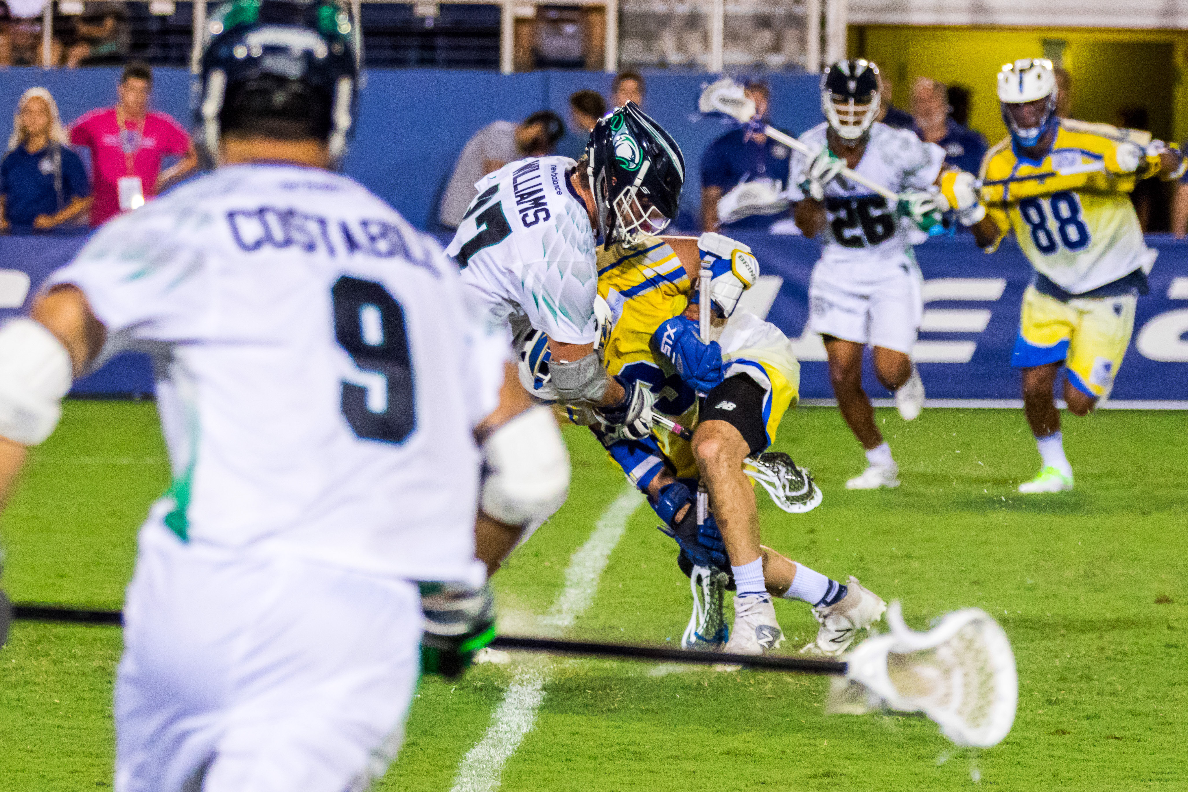 July 15, 2017; Boca Raton, FL, USA; Chesapeake Bayhawks @ Florida Launch at FAU Stadium. Photography Credit: Lawrence Ream