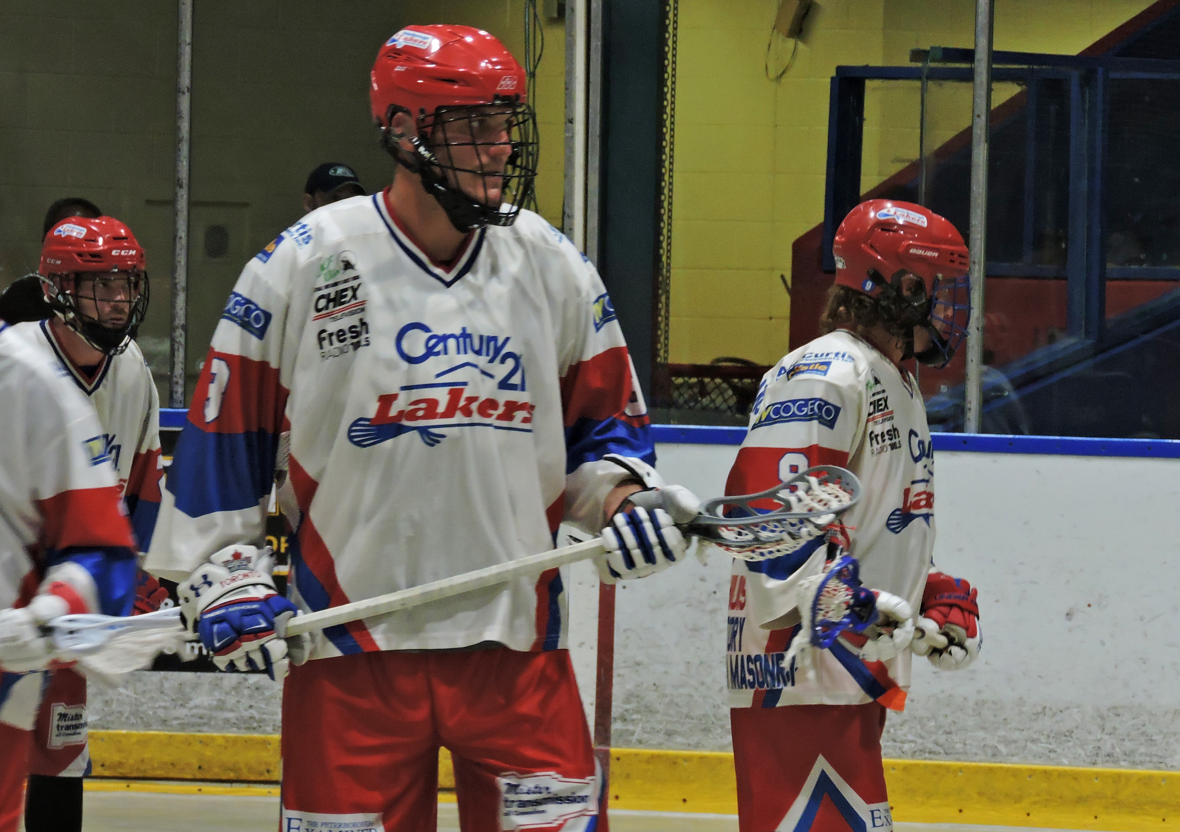 Brock Sorensen rejoined the Peterborough Lakers defense for game two against the Brooklin Redmen on August 2, 2017. (Photo credit: Anna Taylor)