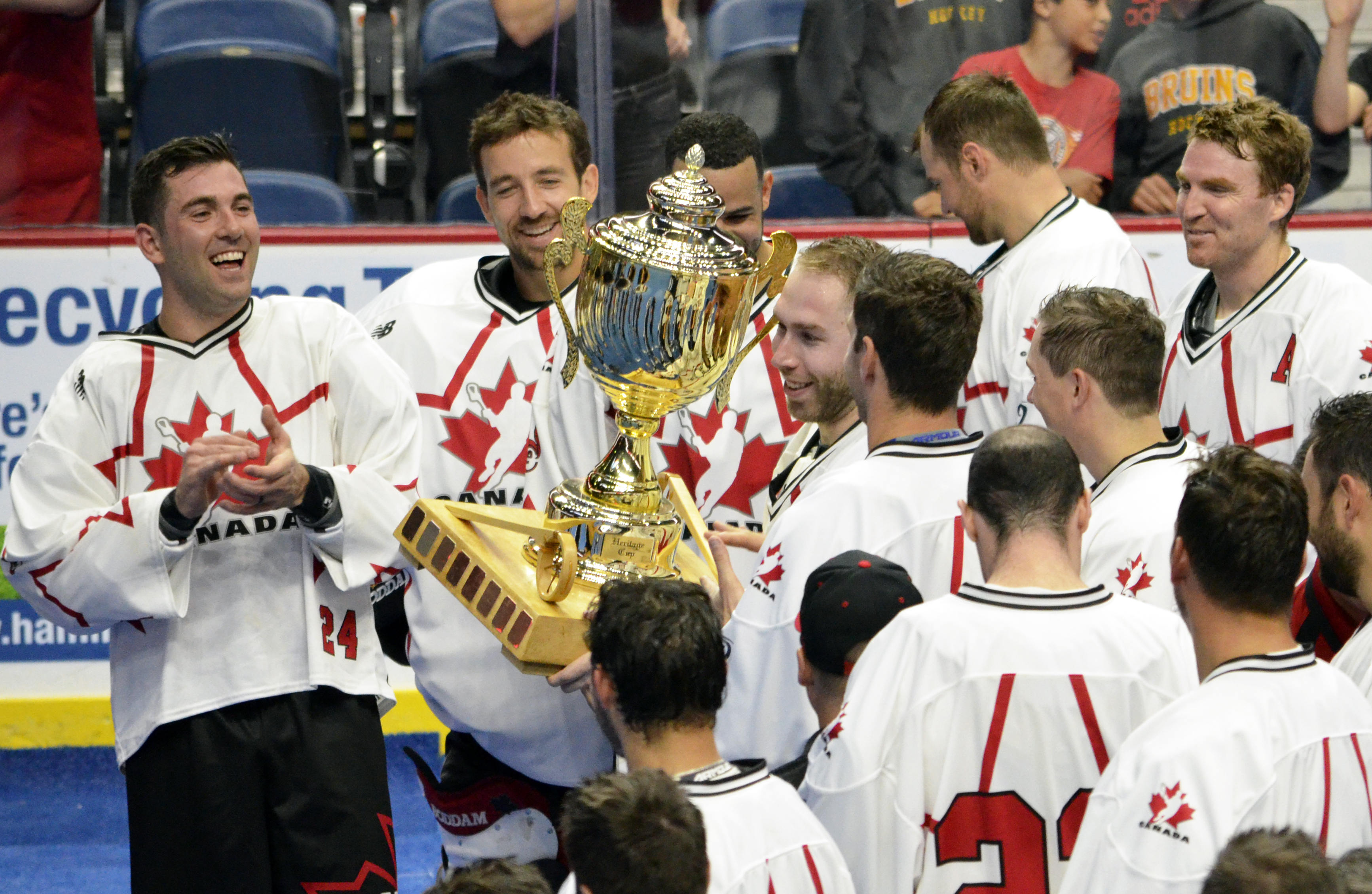 Ryan Dilks of Team Canada is all smiles after winning the 2017 Heritage Cup in Hamilton, Ont. (Photo credit: Anna Taylor)