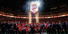 Bandits celebrate banner raising with a win